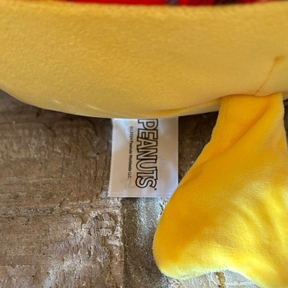 Peanuts Squishmallow Woodstock Plush w/ Holiday Red Plaid Scarf & Earmuffs 8" - Picture 5 of 6